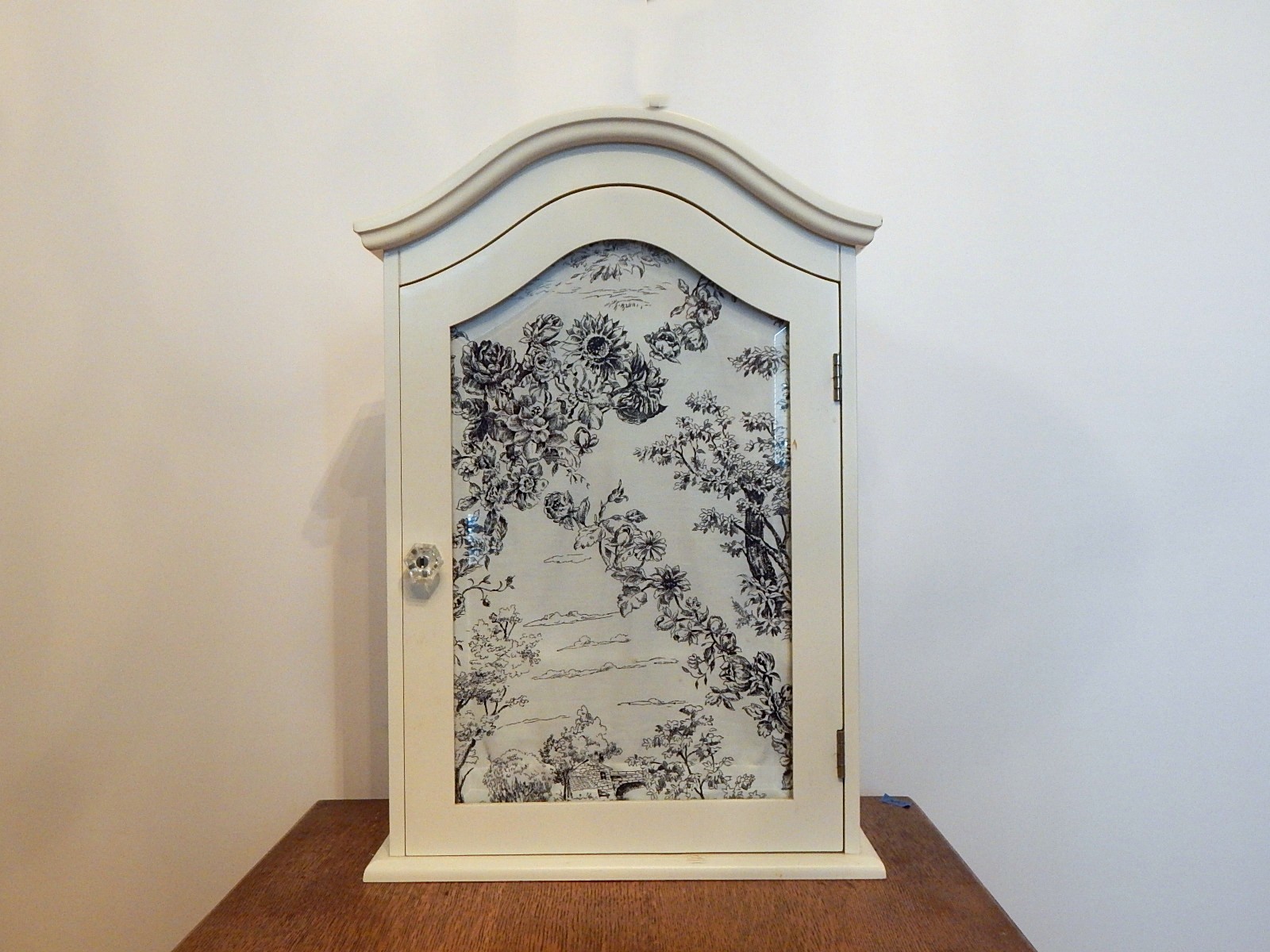 White Shabby Chic Medicine Storage Cabinet Ebth