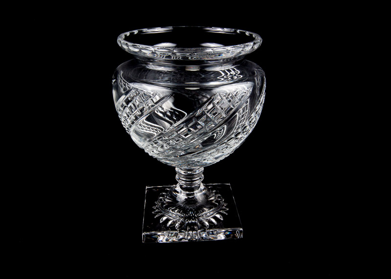1950s Waterford Crystal Pedestal Vase EBTH