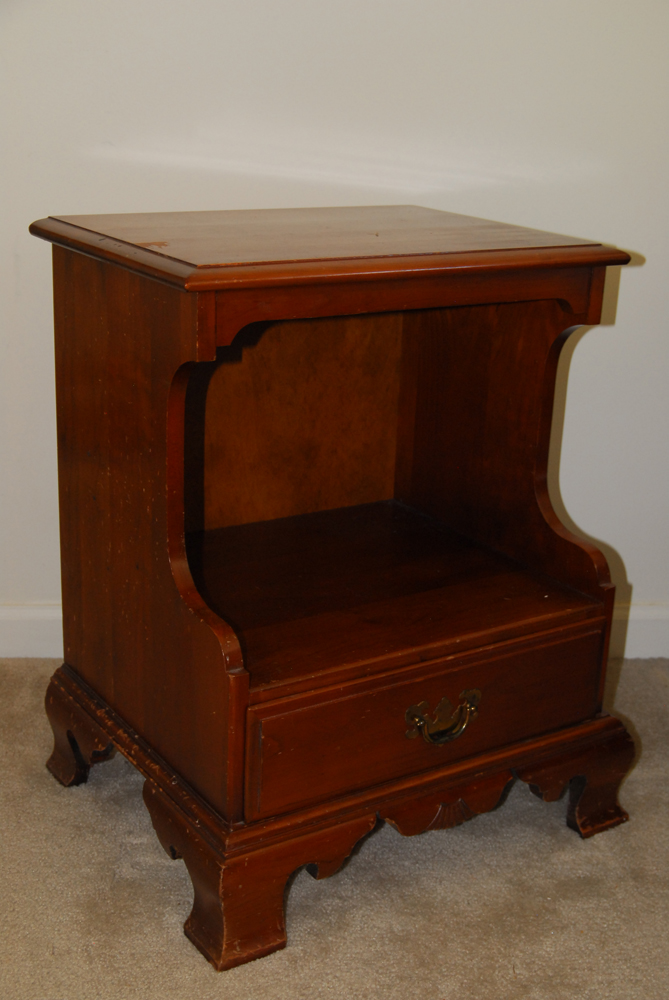 Solid Cherry Bedside Table EBTH