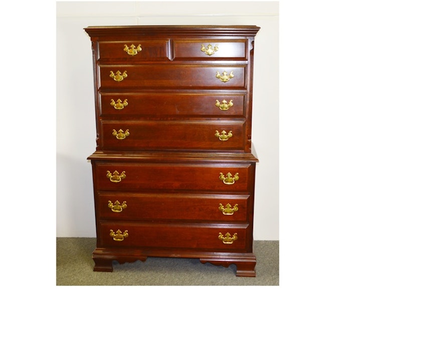 Sumter Cabinet Company Highboy Chest Of Drawers Ebth