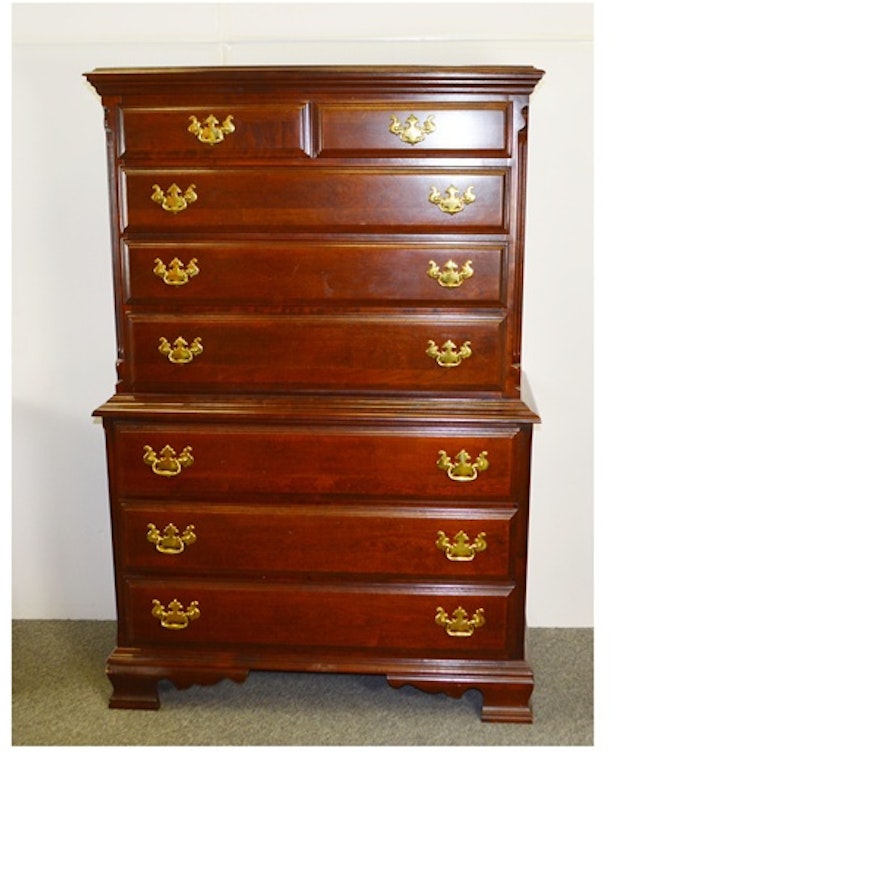 Sumter Cabinet Company Highboy Chest Of Drawers Ebth