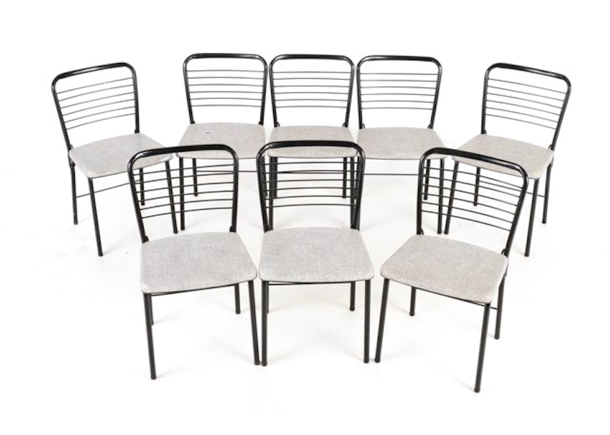 Vintage Folding Table and Eight Folding Chairs : EBTH