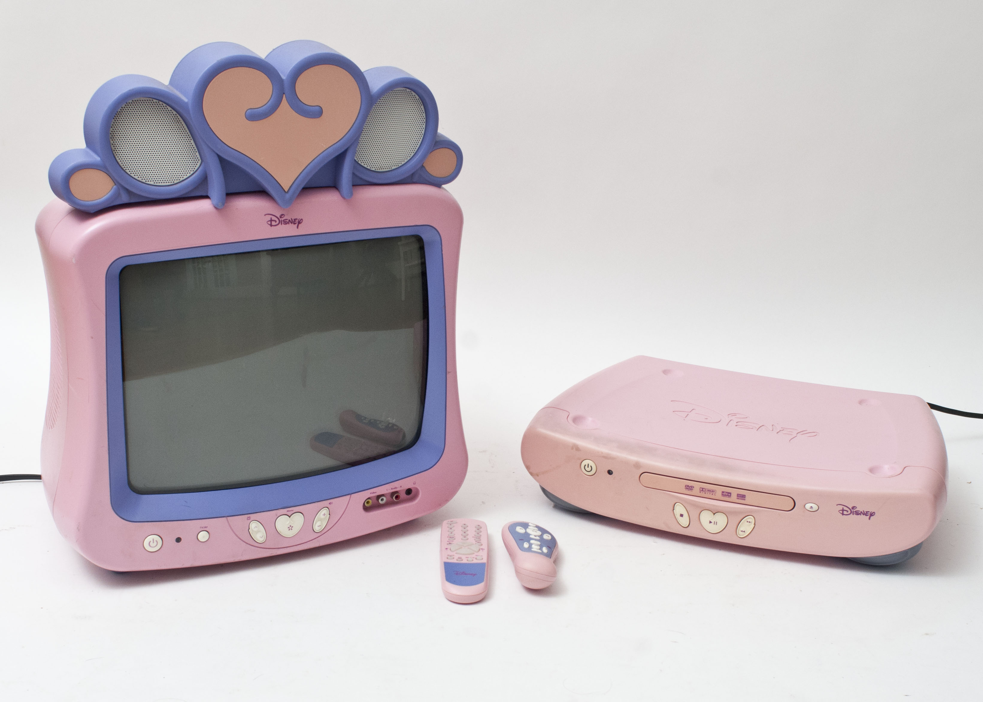 pink and purple disney princess tv