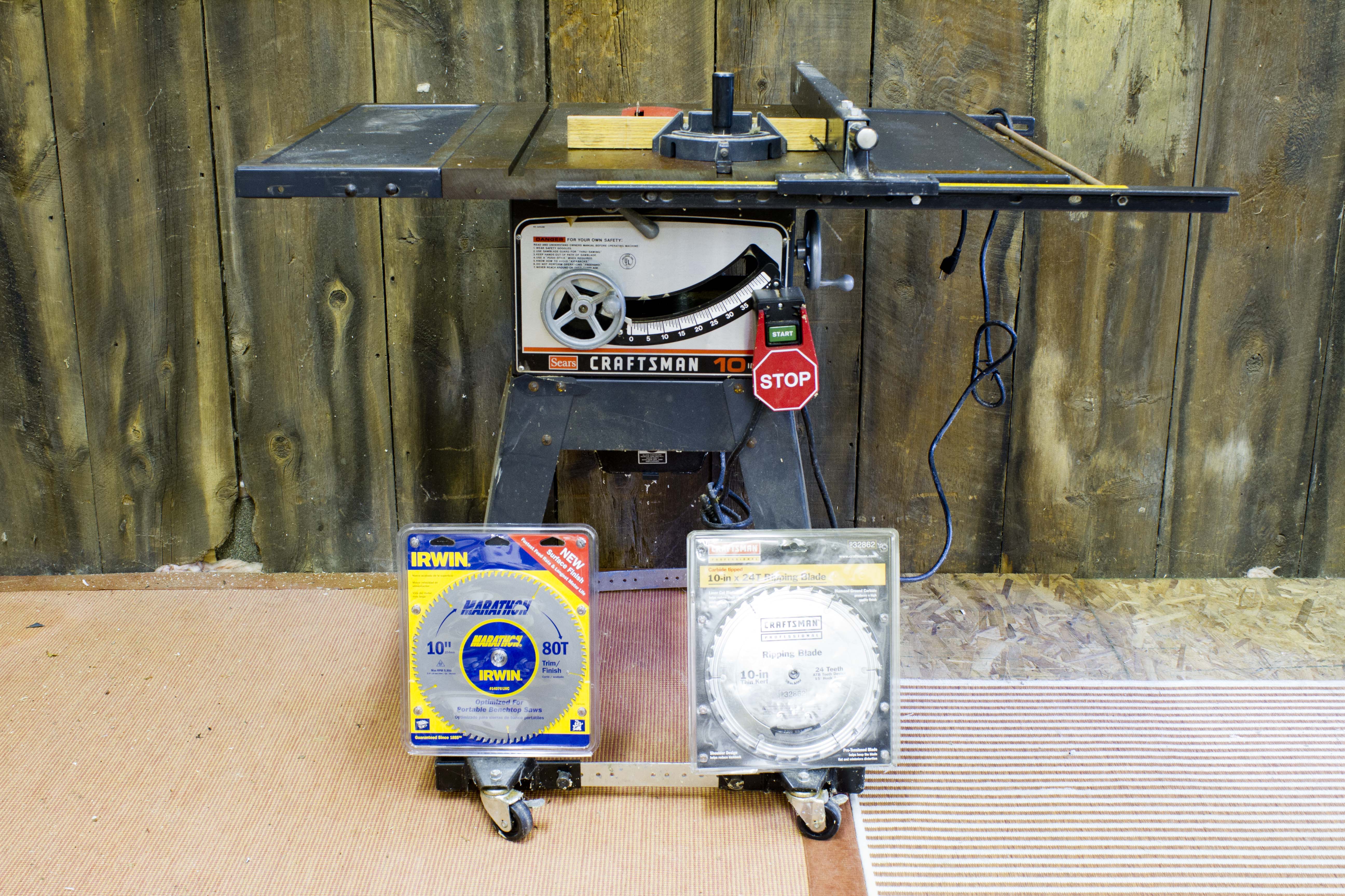 Sears Craftsman 10 Inch Table Saw and Table EBTH