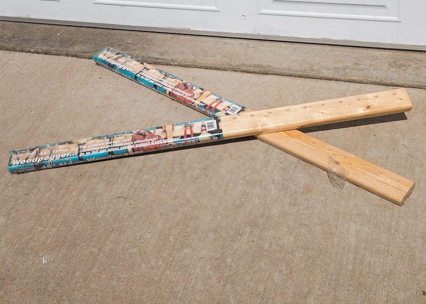 Two Wood Logic Wood Pegger Storage Racks : EBTH