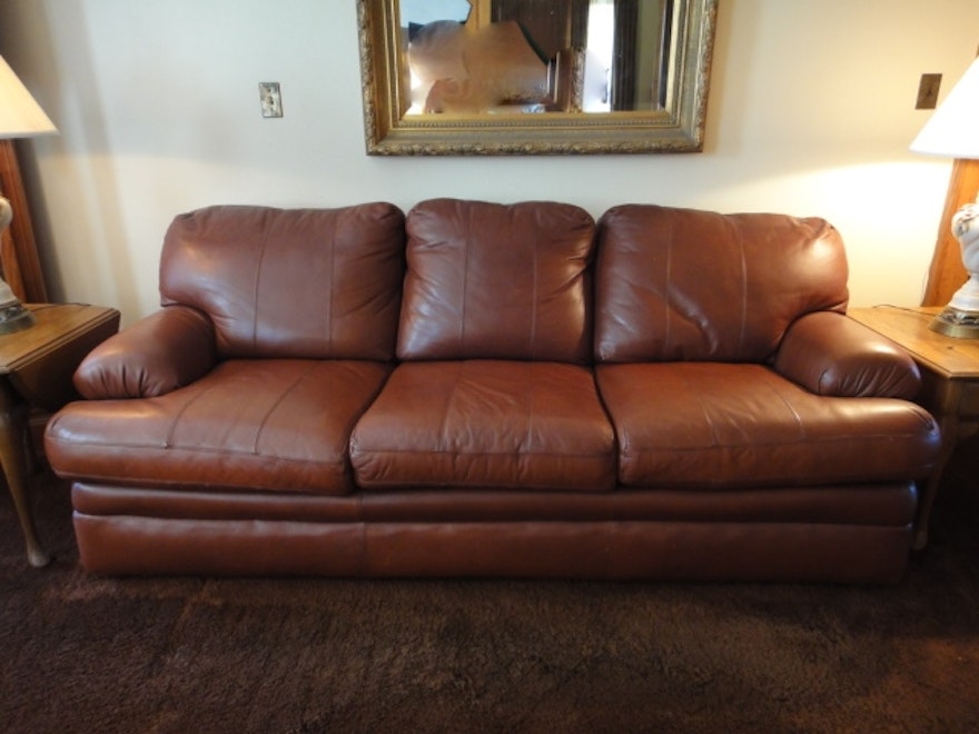 Viewpoint Leather Sofa 79
