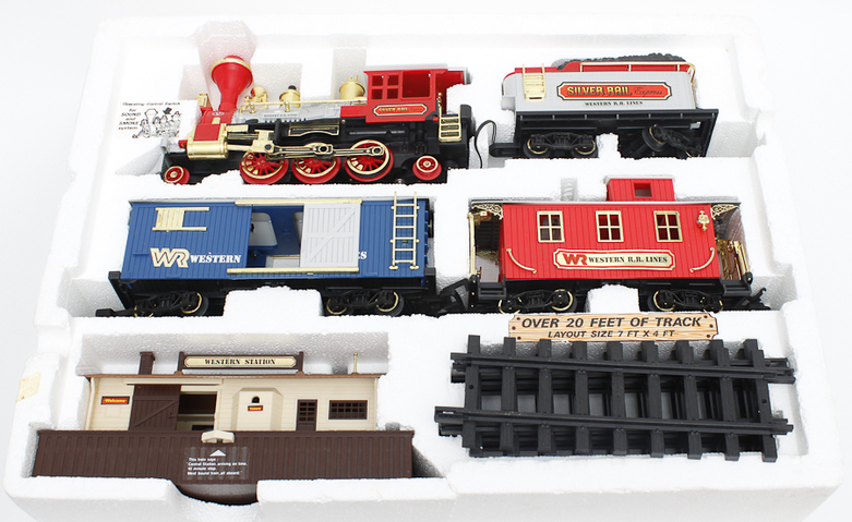 silver rail express train set