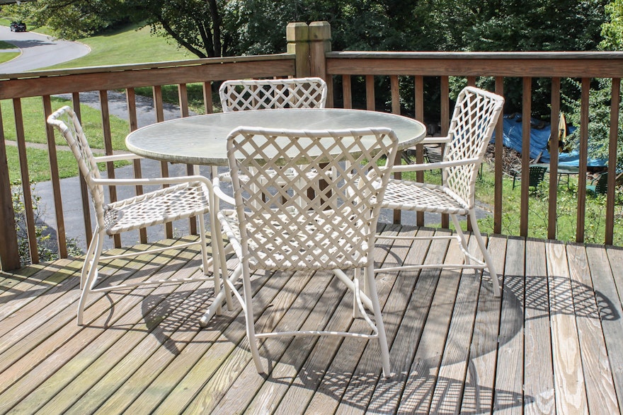 Brown Jordan Furniture Outdoor Dining Set : EBTH