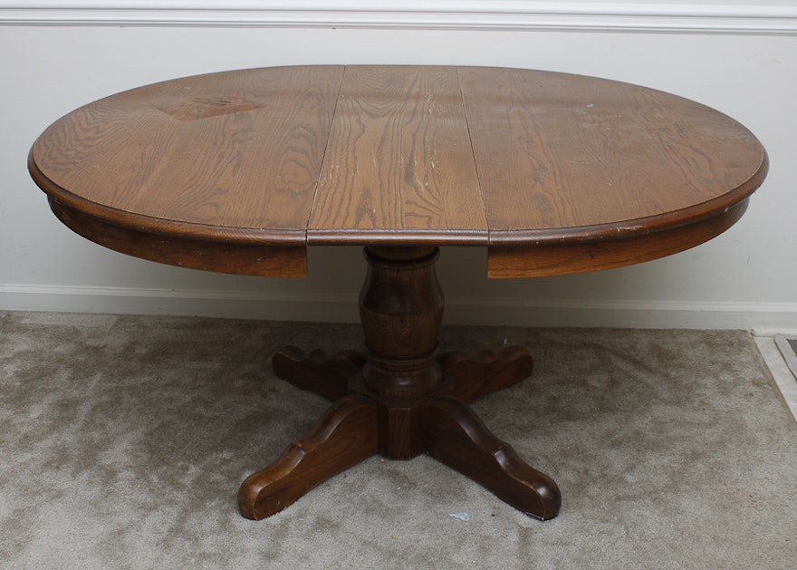 Bent Rims Jefferson Woodworking Dining Table : EBTH