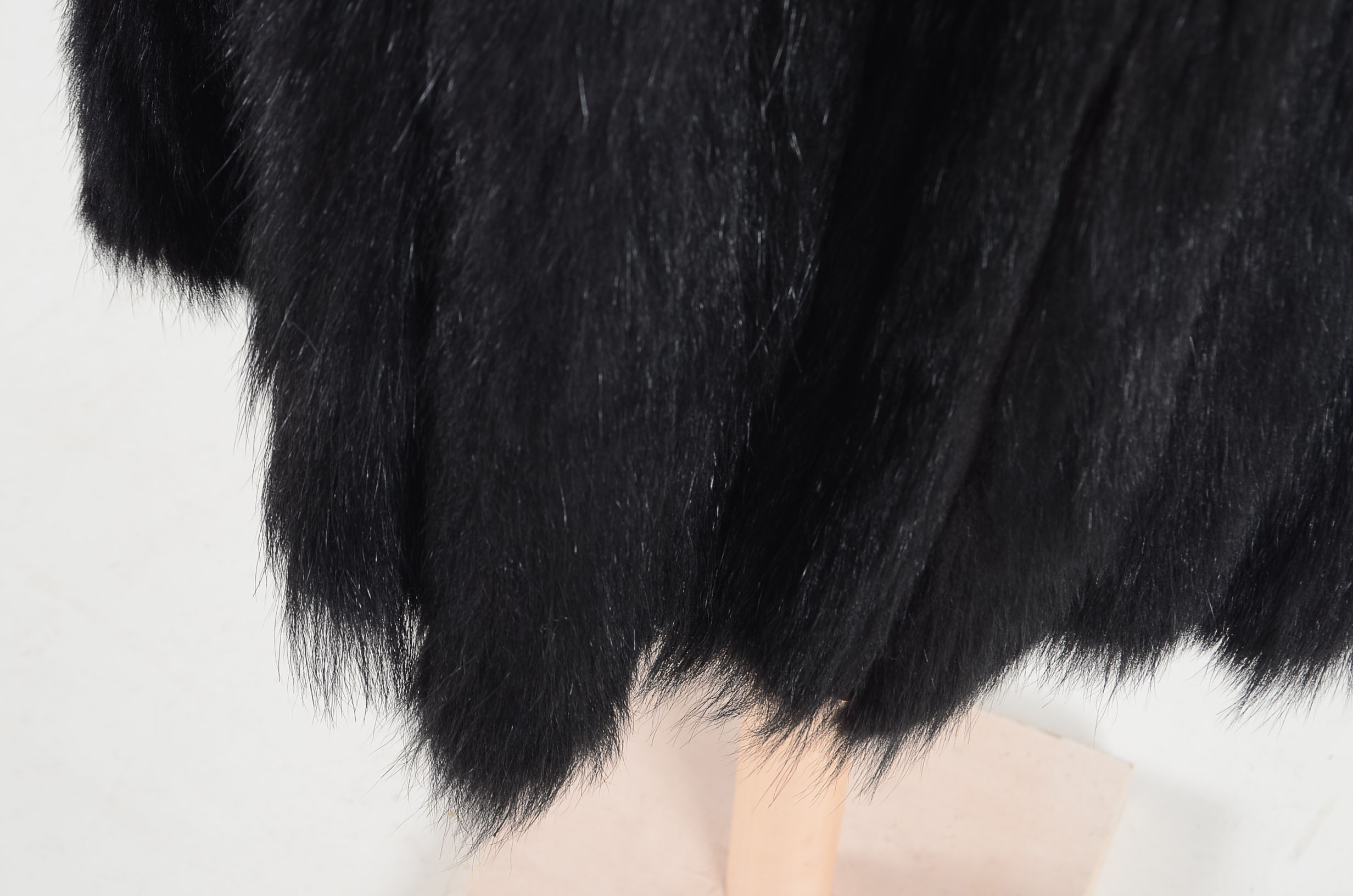 1950s Vintage Black Bear Fur Coat EBTH