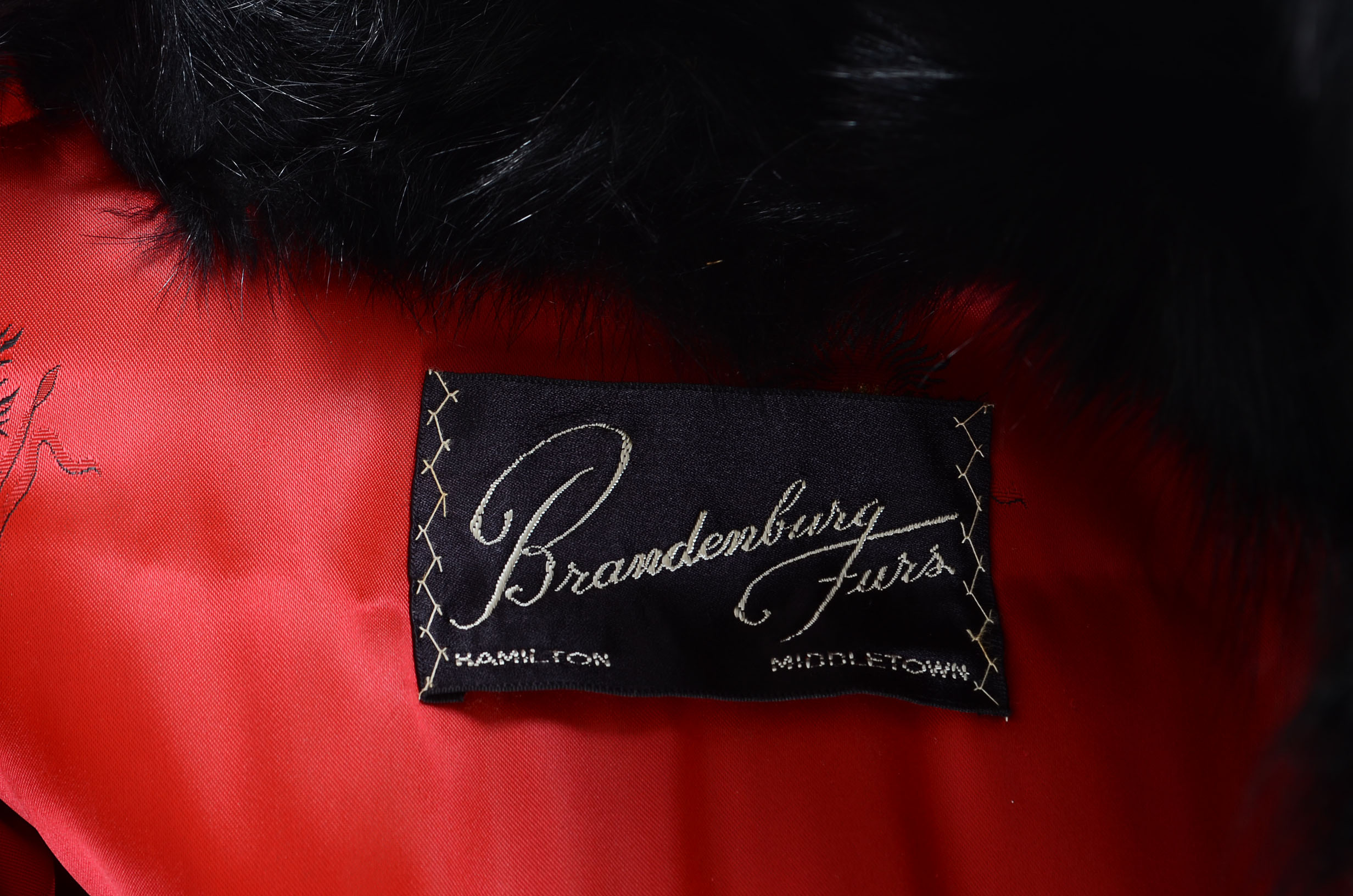 1950s Vintage Black Bear Fur Coat EBTH