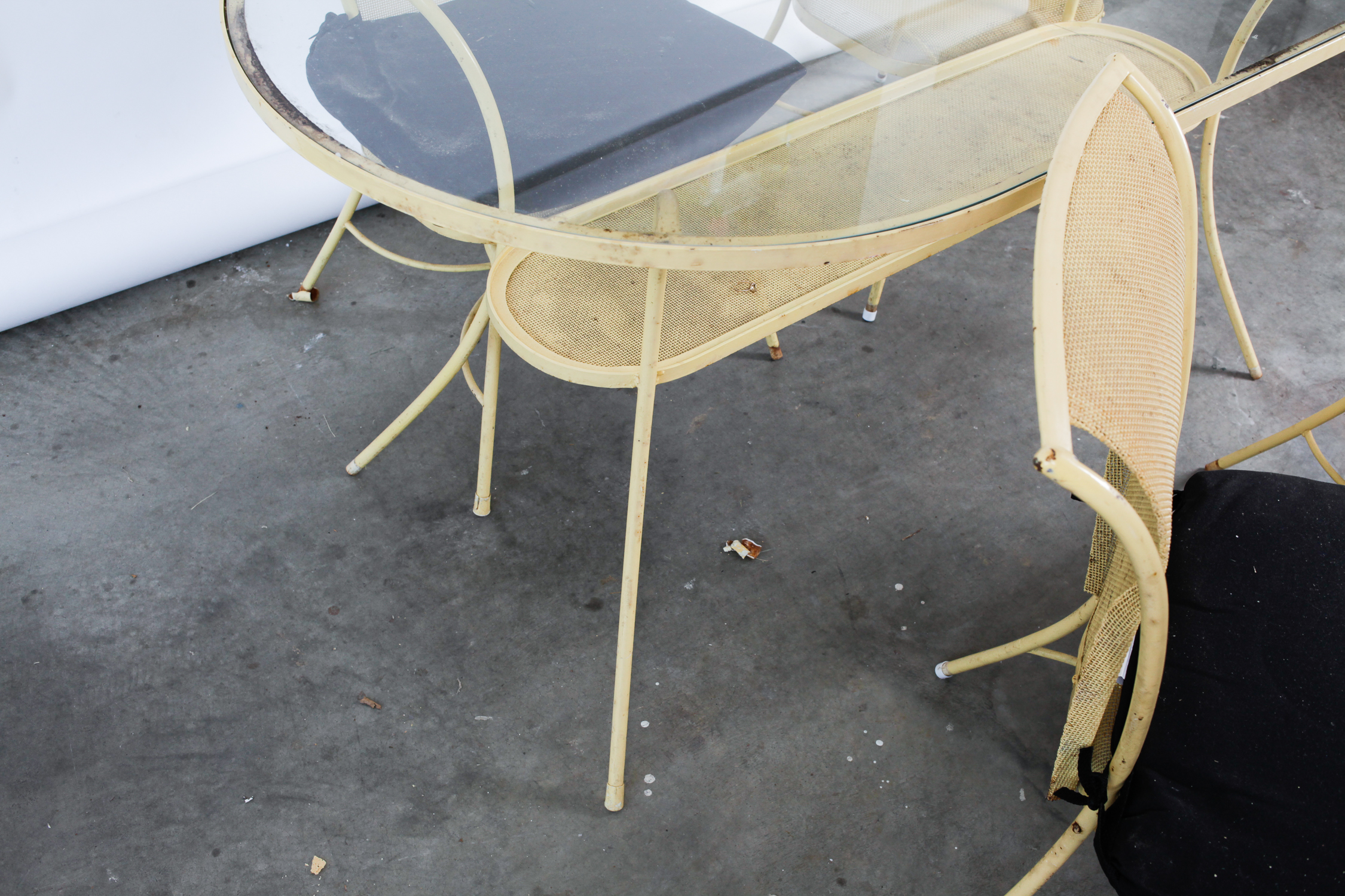 Vintage Outdoor Table and Chairs EBTH