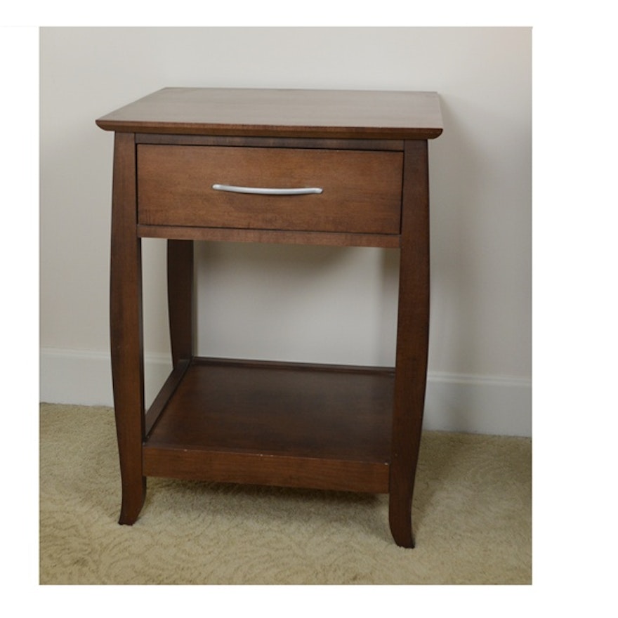 Baronet Of Canada Maple Nightstand Ebth