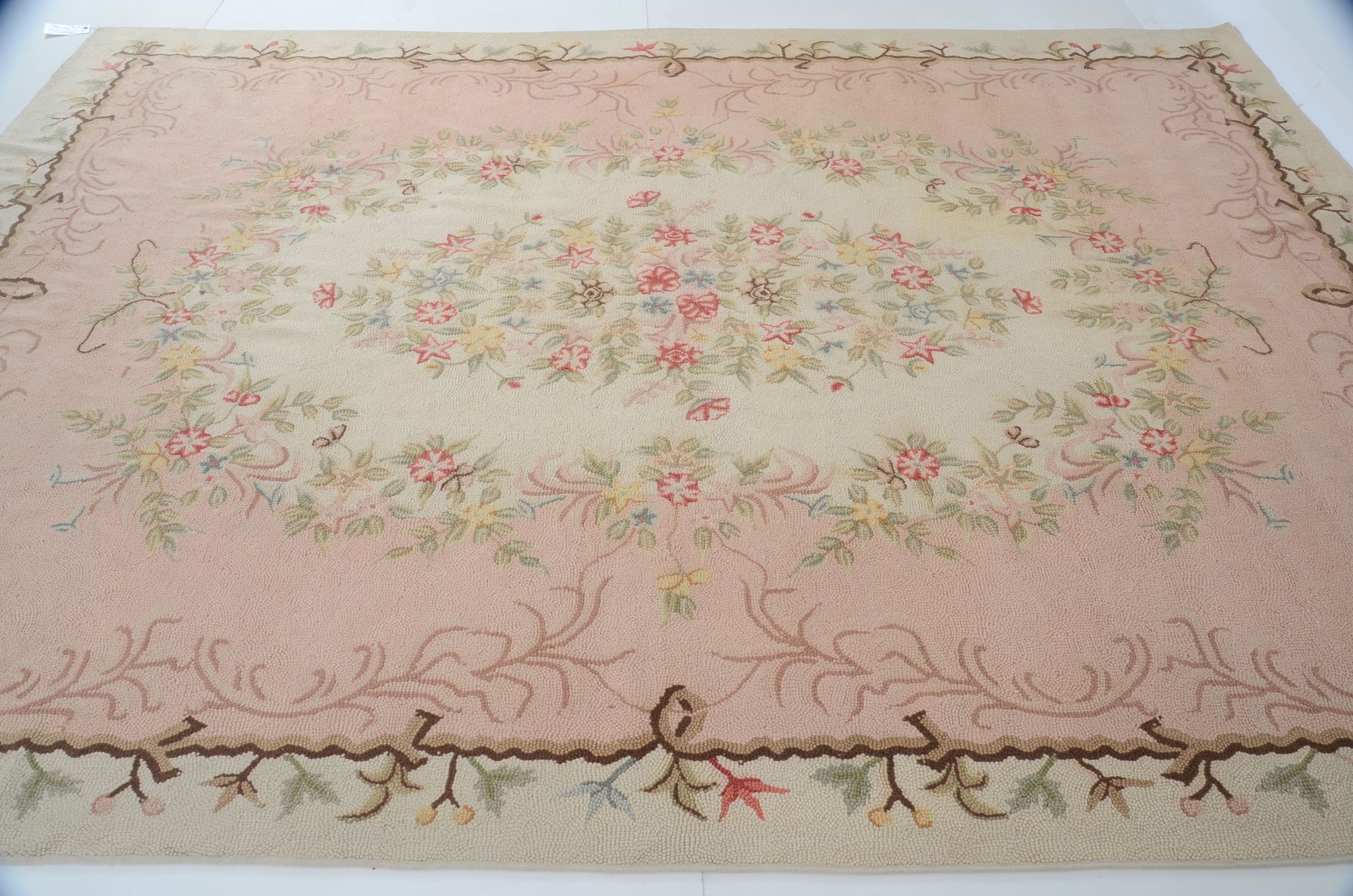 Large Hooked Rug EBTH