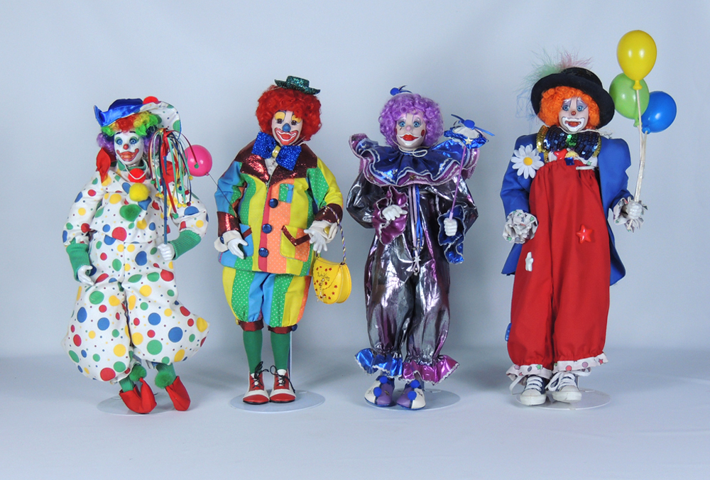 circus clown dolls