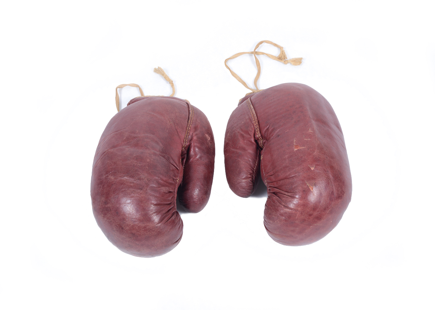 Circa 1940s Wilson Leather Boxing Gloves EBTH
