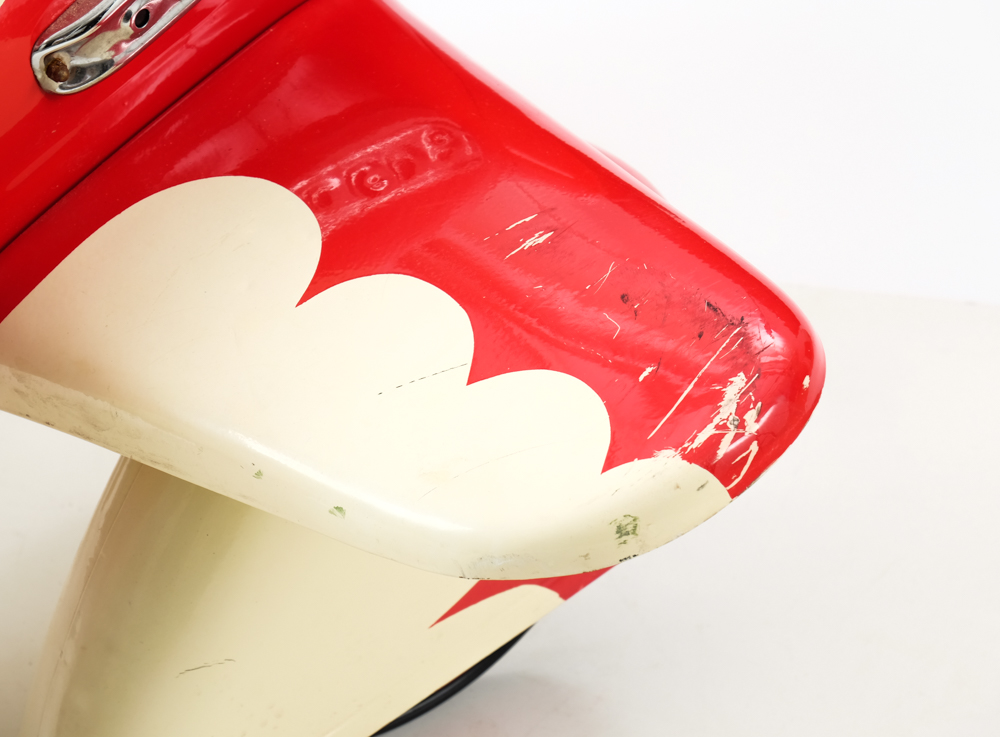 Airflow Collectible Red and White Gee Bee 7 Pedal Airplane EBTH