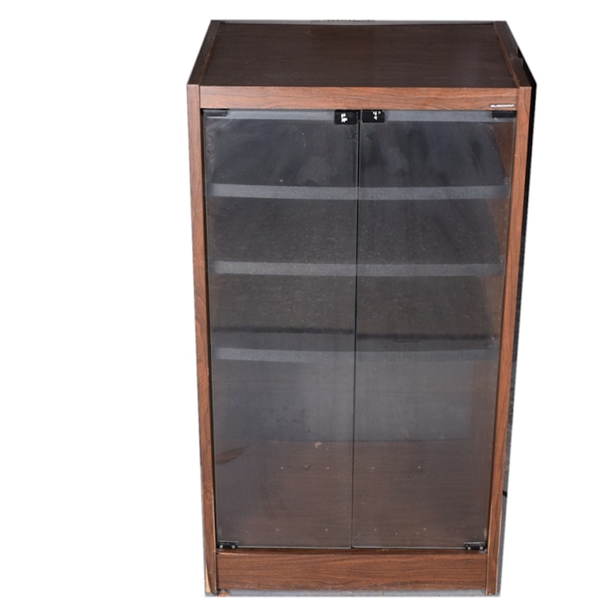 Glass Front Stereo Cabinet Ebth