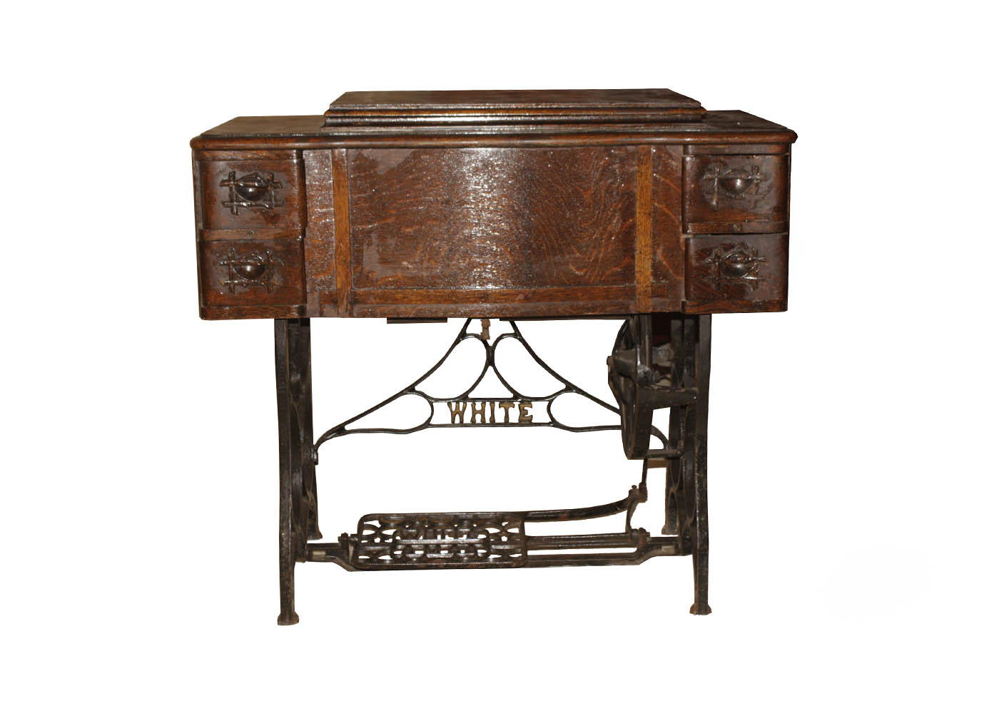 Antique 1913 White Rotary Treadle Sewing Machine and EBTH