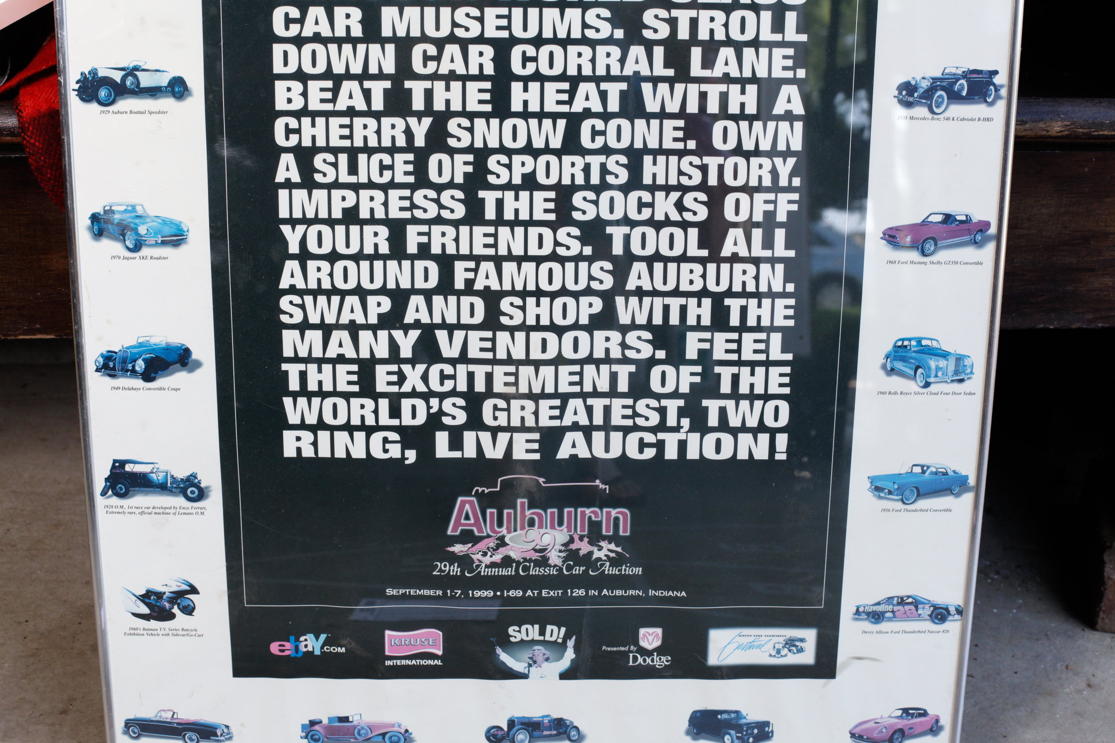 29th Auburn Car Auction Poster EBTH