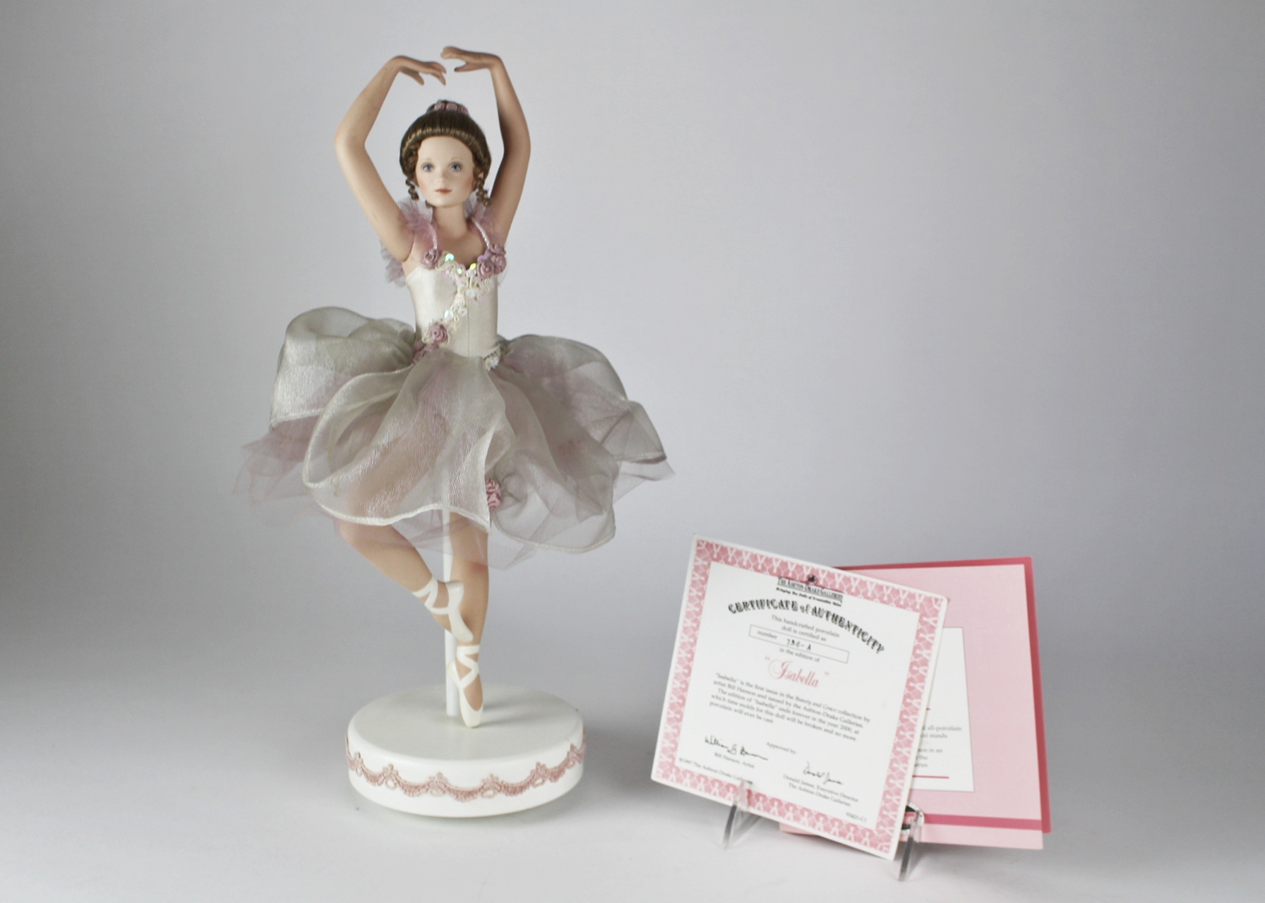 porcelain ballerina doll