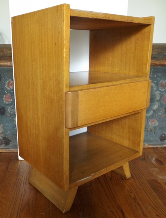 1940's Rway Birdseye Maple Nightstand by Eliel Saarinen EBTH