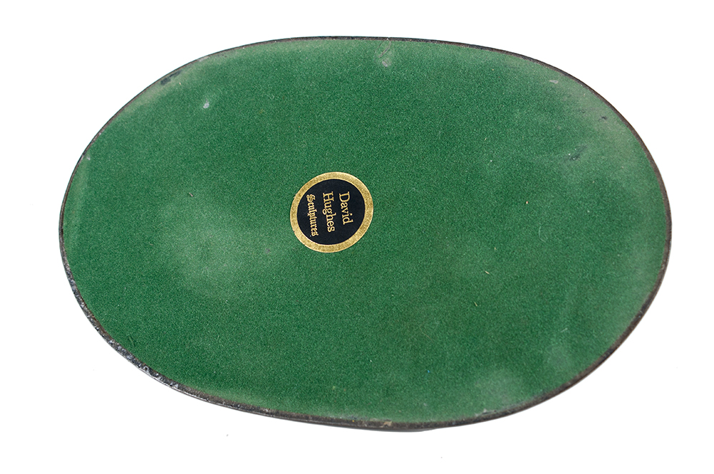 David Hughes Bronze Fishing Sculture EBTH