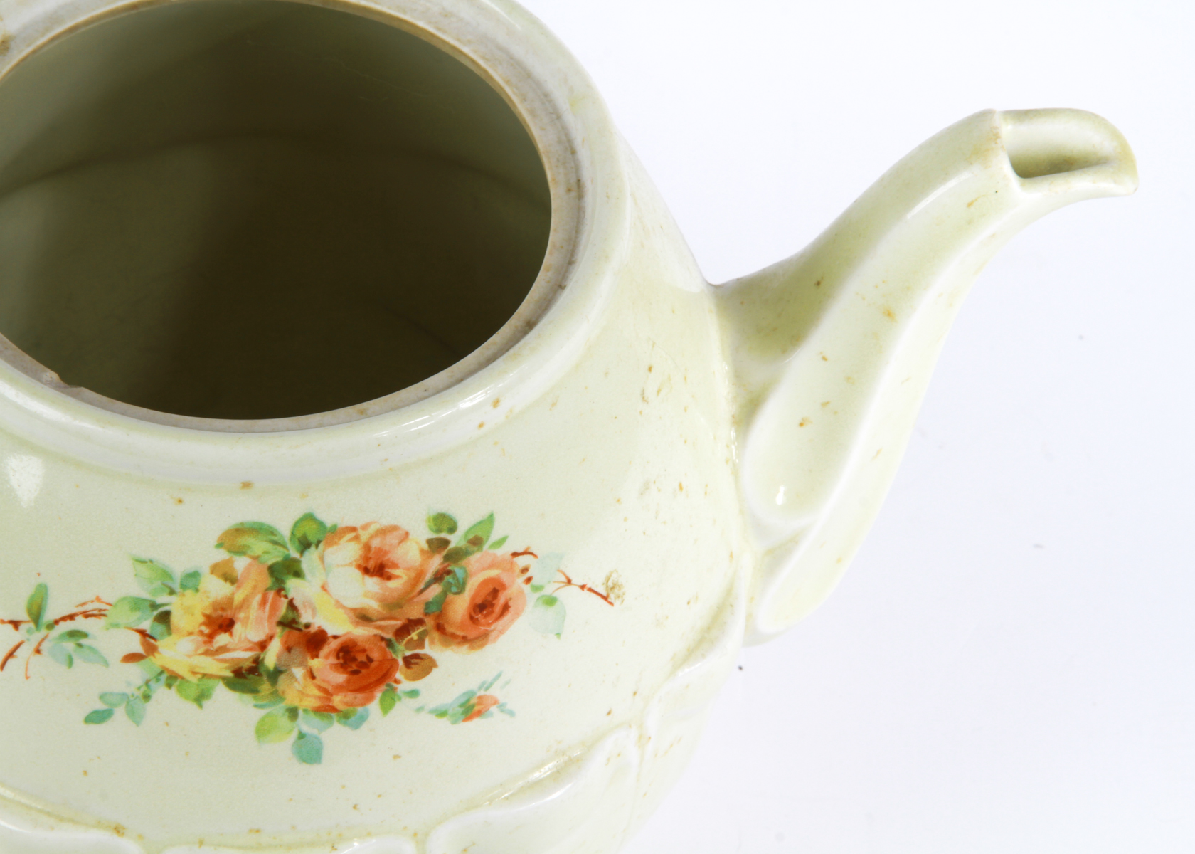 Porcelain Tea pot with Floral Design EBTH