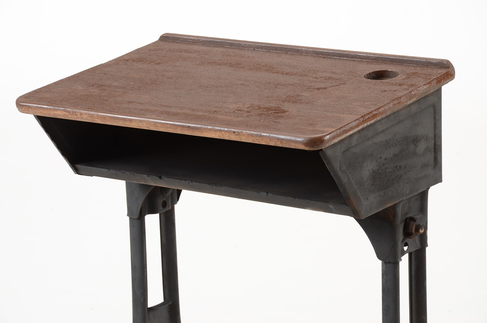 Two Antique Schools Desks EBTH