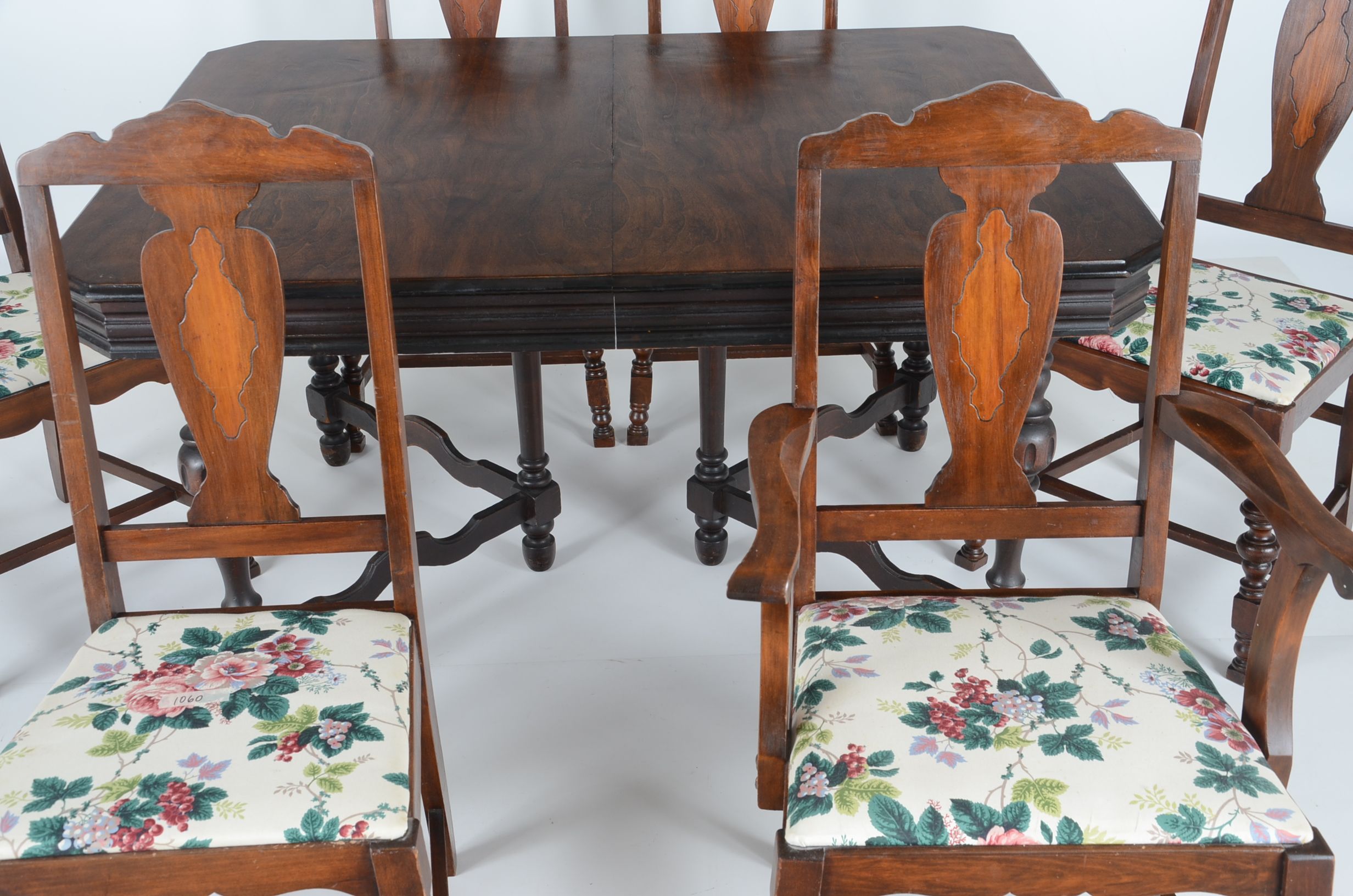 1920s Jacobean Style Dining Table And Chairs EBTH   DSC 7073 