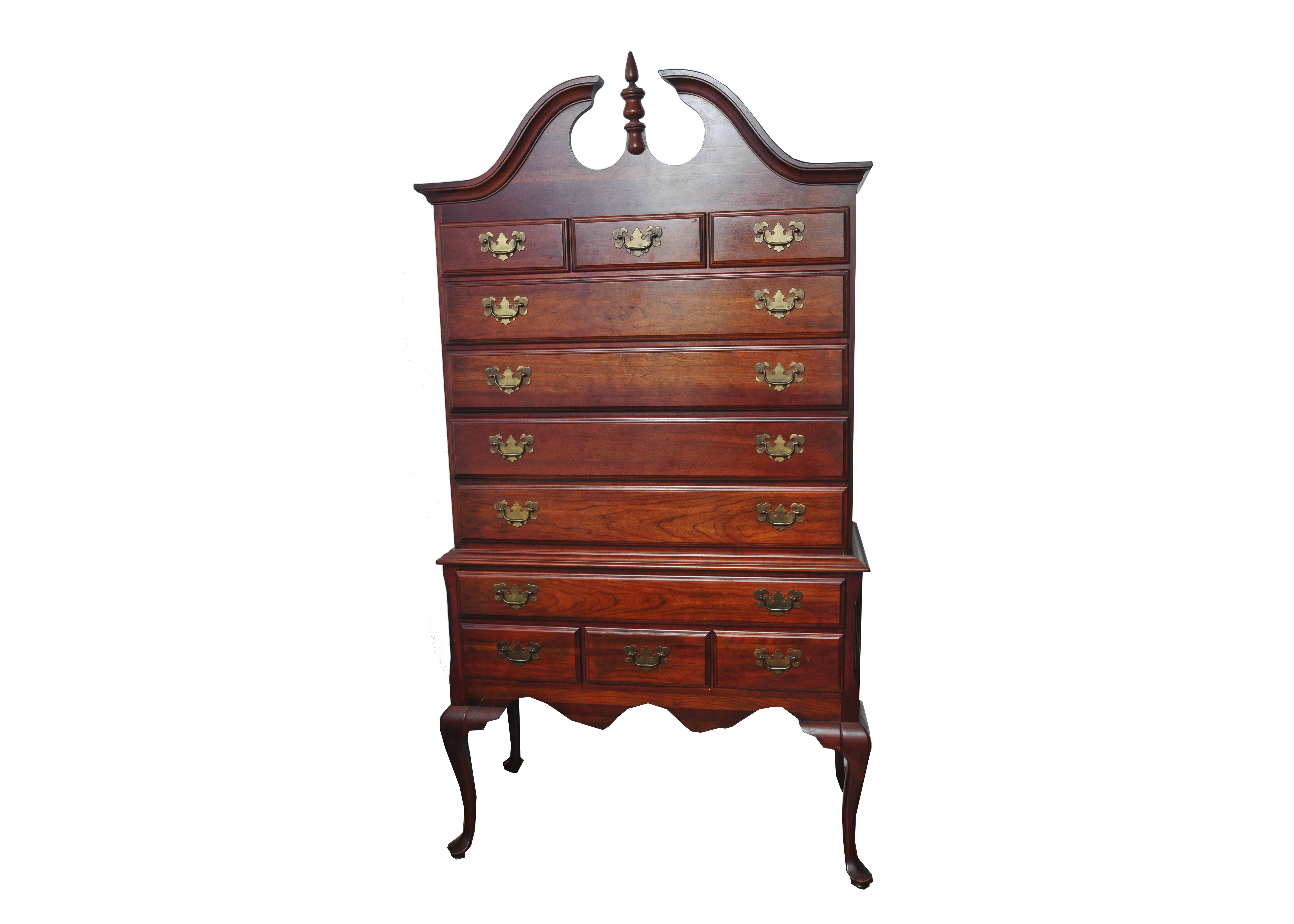 Wooden Highboy by Crescent Furniture EBTH