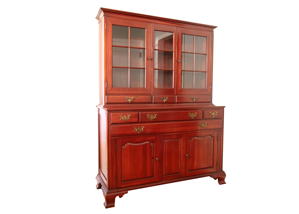 Willett "Wildwood" Cherry Breakfront China EBTH
