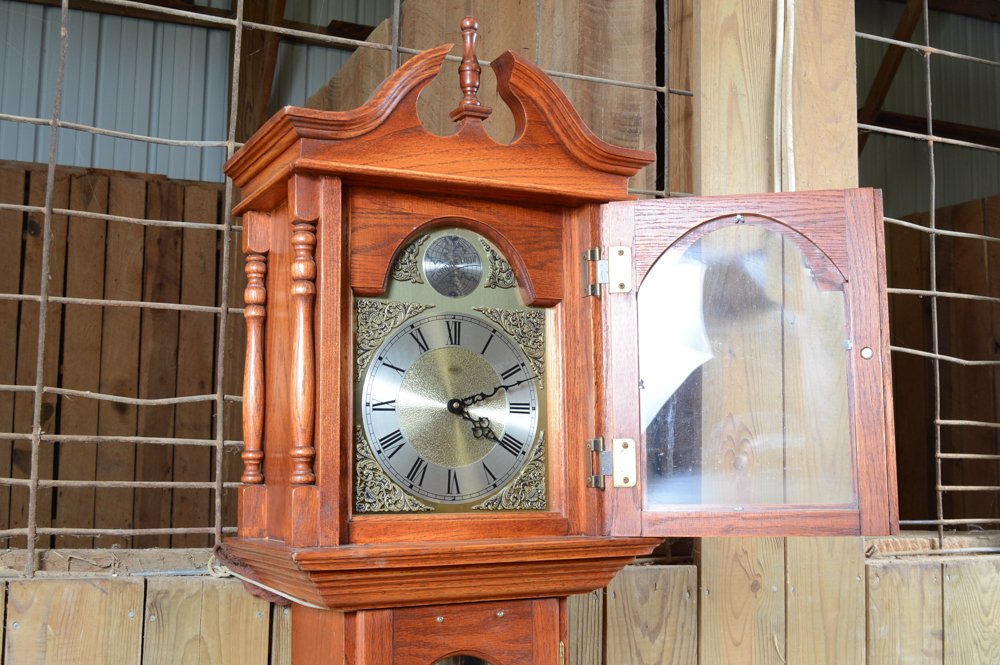 Emperor Tempus Fugit Grandmother Clock EBTH