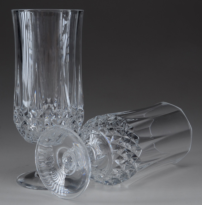 Set of Longchamp Crystal Iced Beverage Glasses EBTH