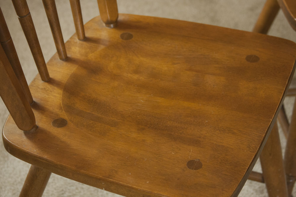 Vintage Maple Dining Room Table and Chairs EBTH