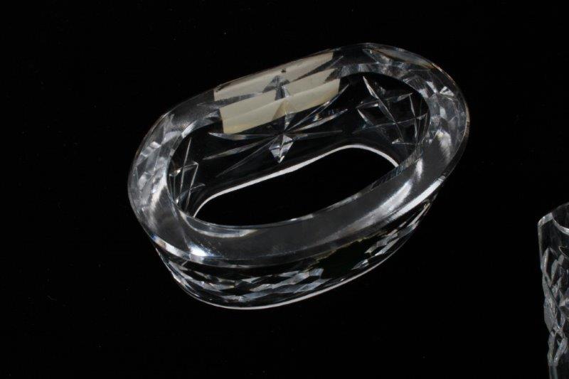 Eight Waterford Crystal "Lismore" Napkin Rings EBTH
