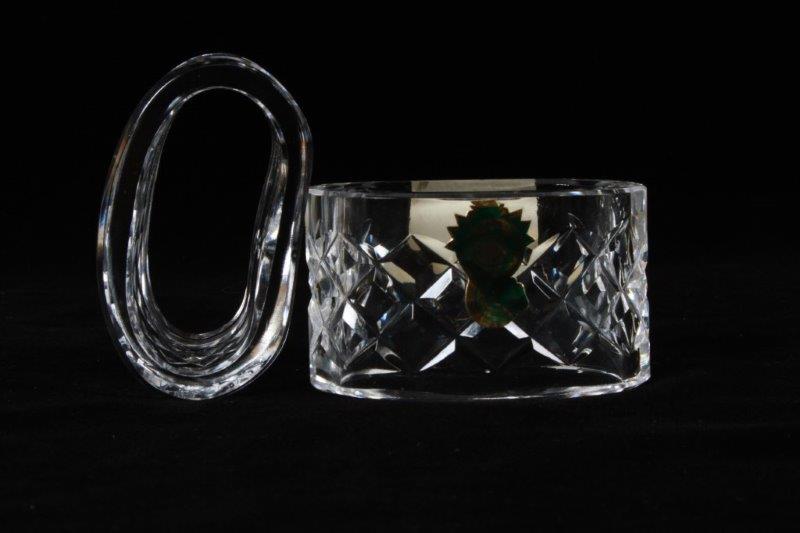 Eight Waterford Crystal "Lismore" Napkin Rings EBTH