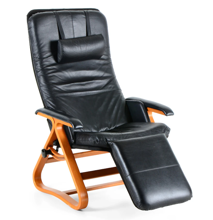 BackSaver Black Leather Signature Zero-Gravity Recliner BackSaver Black Leather Signature Zero-Gravity Recliner