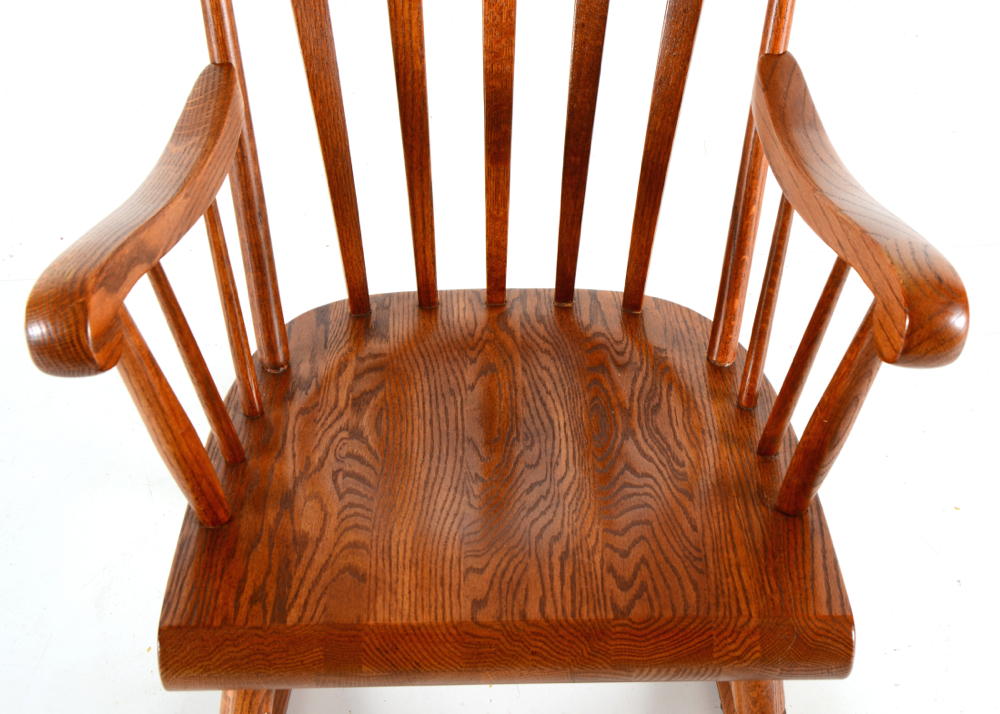 Vintage Tell City Chair Company Maple Rocking Chair Boston Rocker EBTH