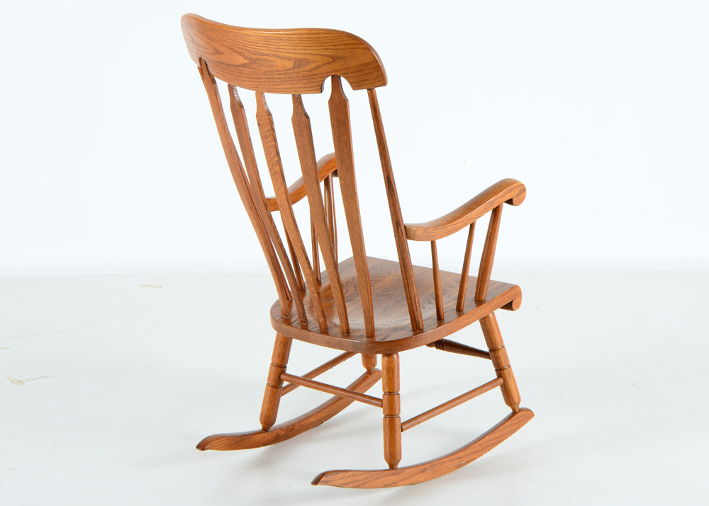 Vintage Tell City Chair Company Maple Rocking Chair Boston Rocker EBTH