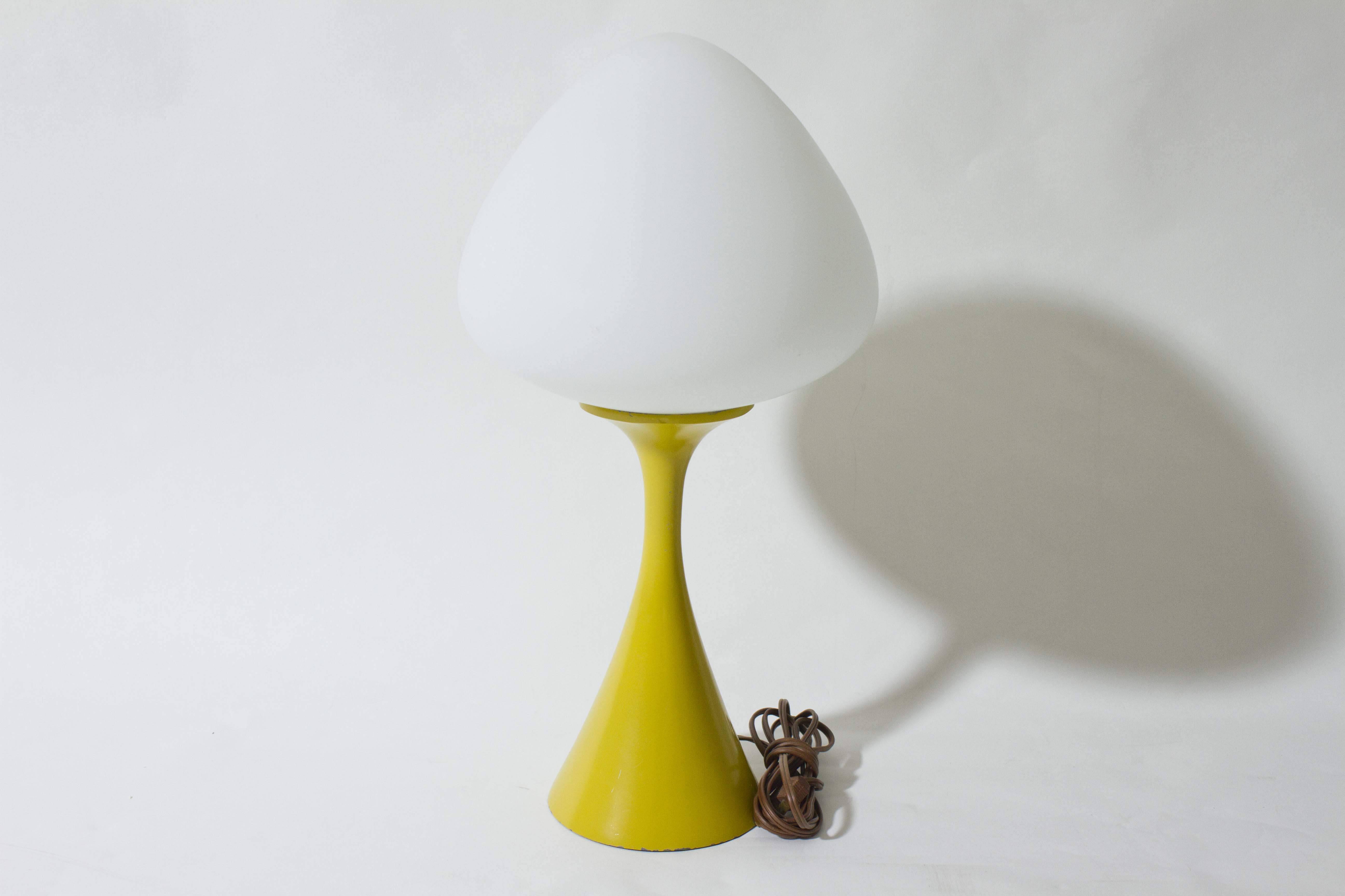 mid century modern mushroom lamp