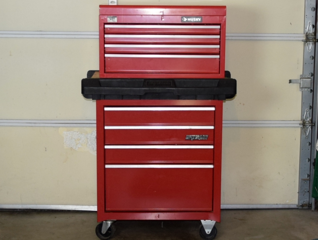 Husky 8 Drawer Tool Cabinet And Contents Ebth