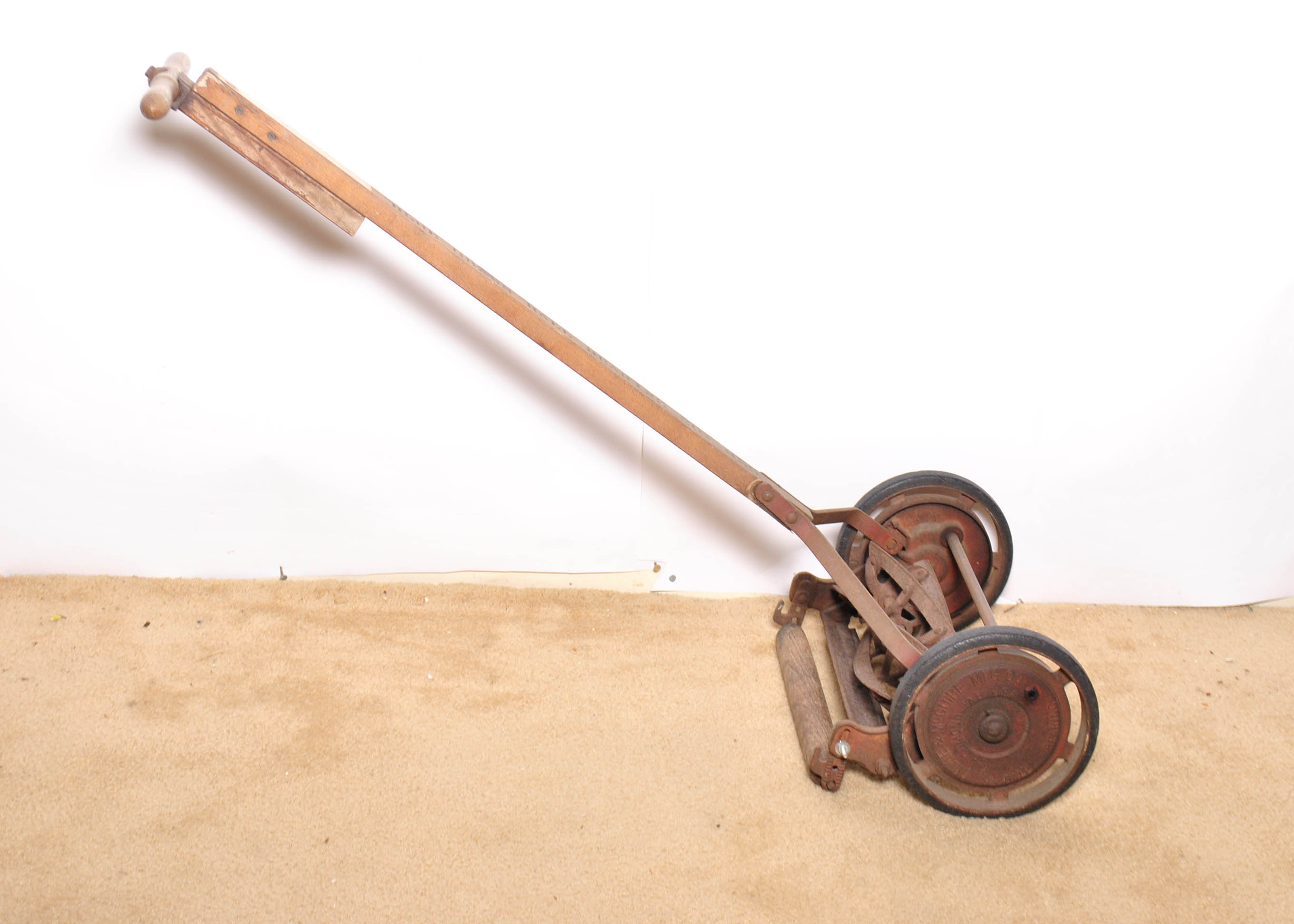 Vintage Manual Reel Push Mower EBTH