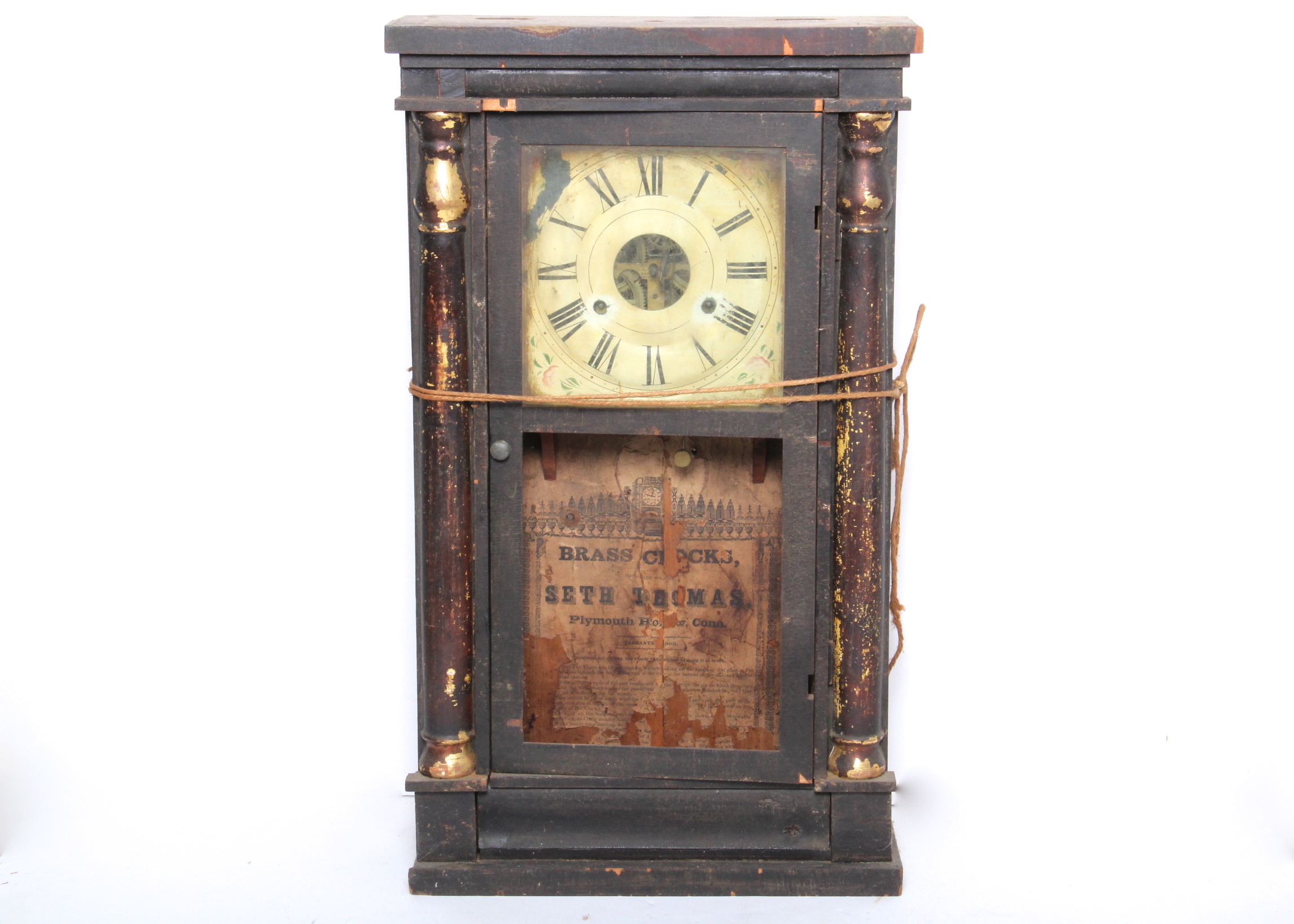 Antique Seth Thomas Gold Leaf Mantel Clock EBTH