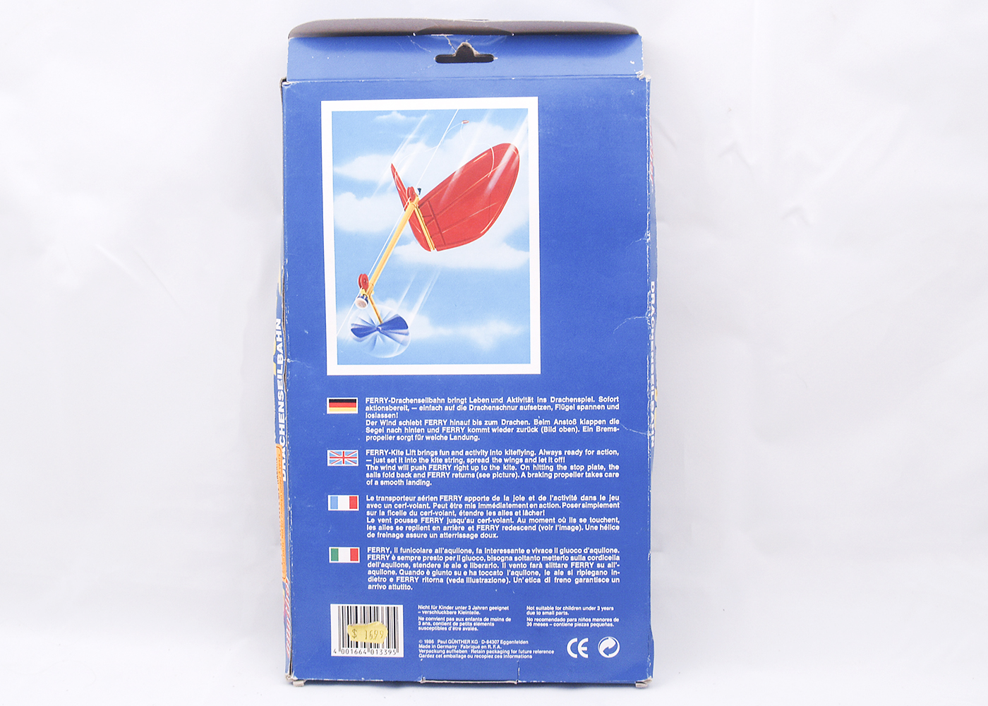 Gunther Flugspiele Kite Ferry with Winder EBTH