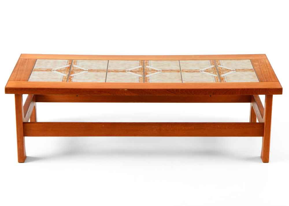 Danish Teak TileTop Coffee Table EBTH