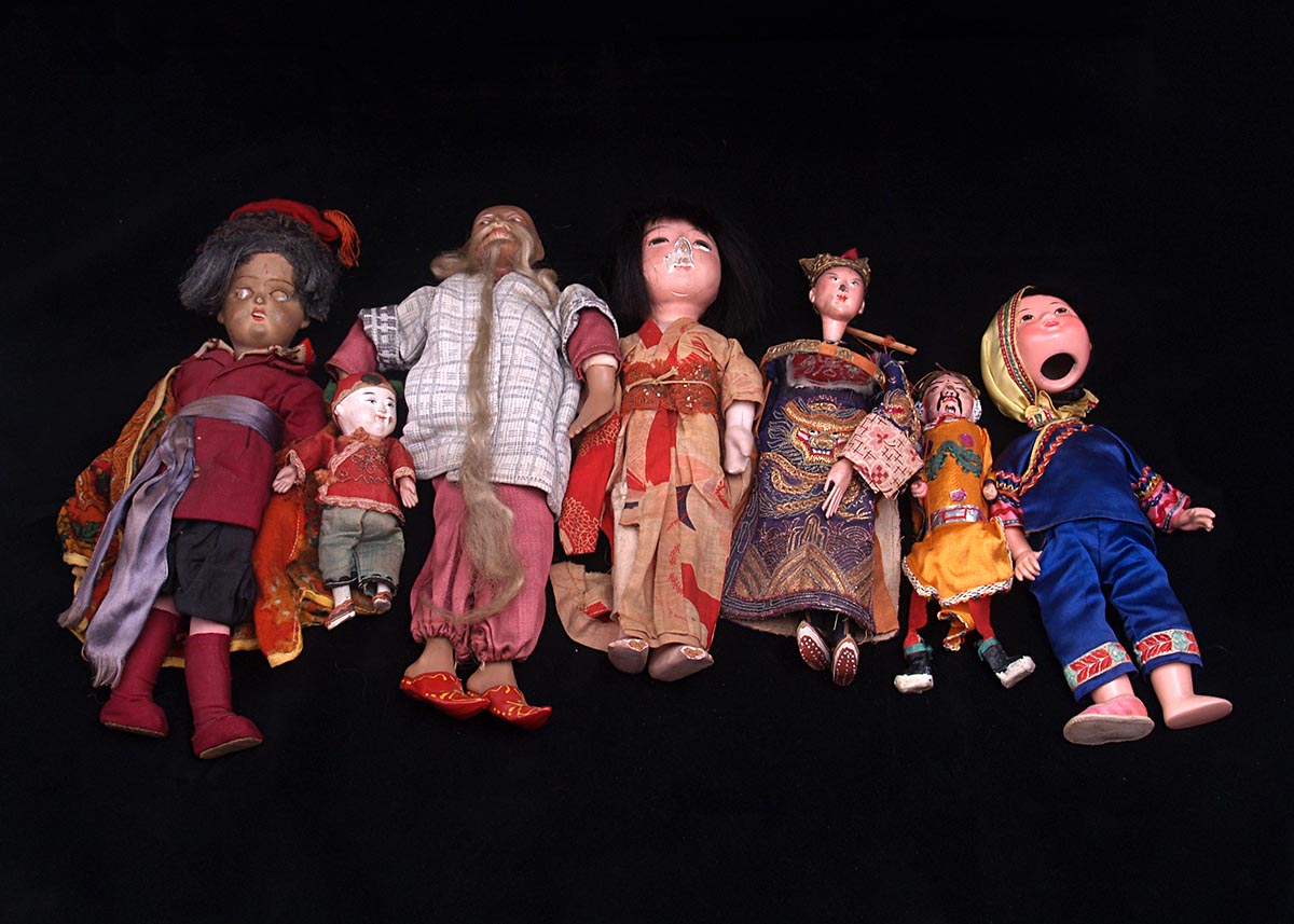 vintage asian dolls