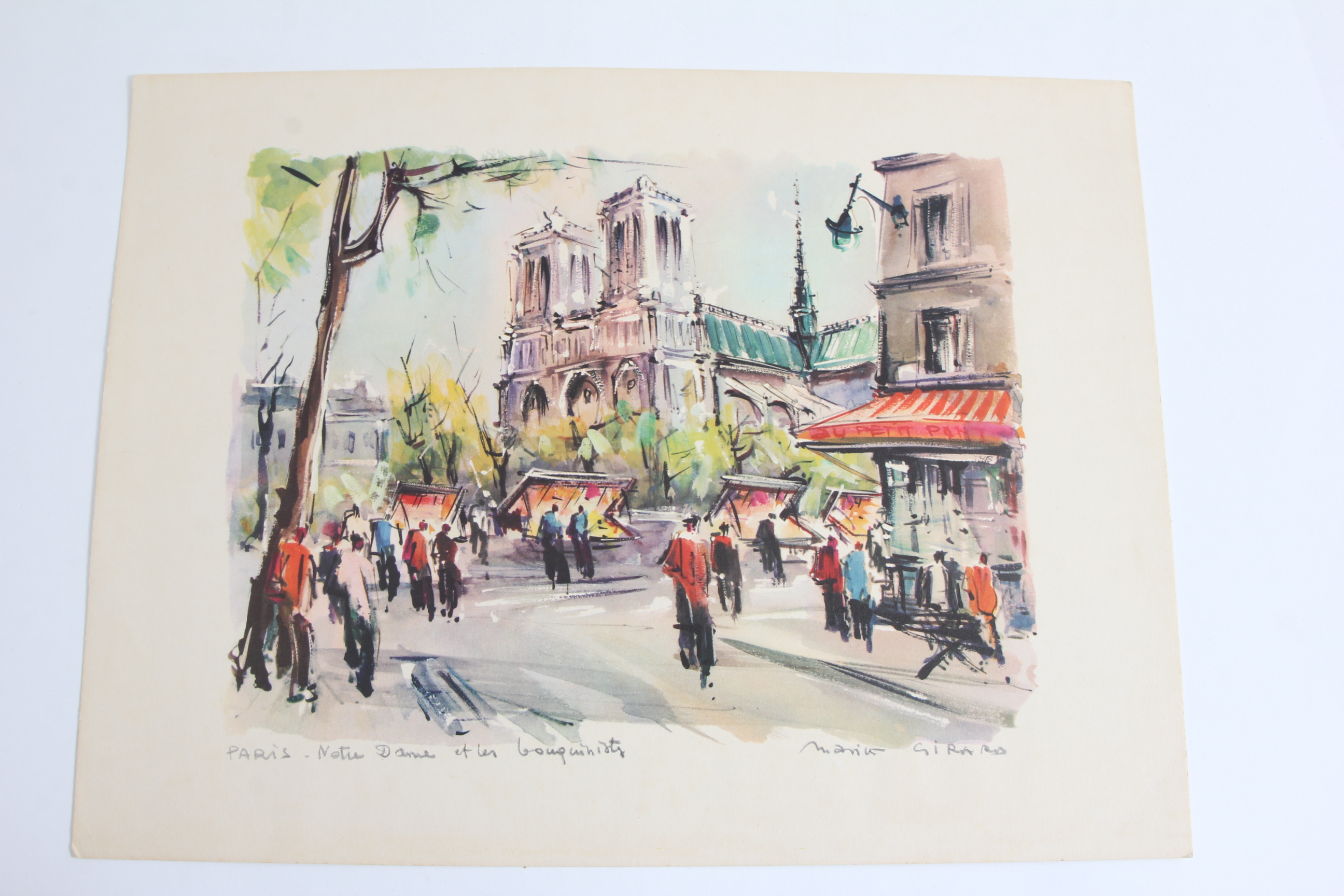 Collection of Marius Girard French Watercolor Prints | EBTH