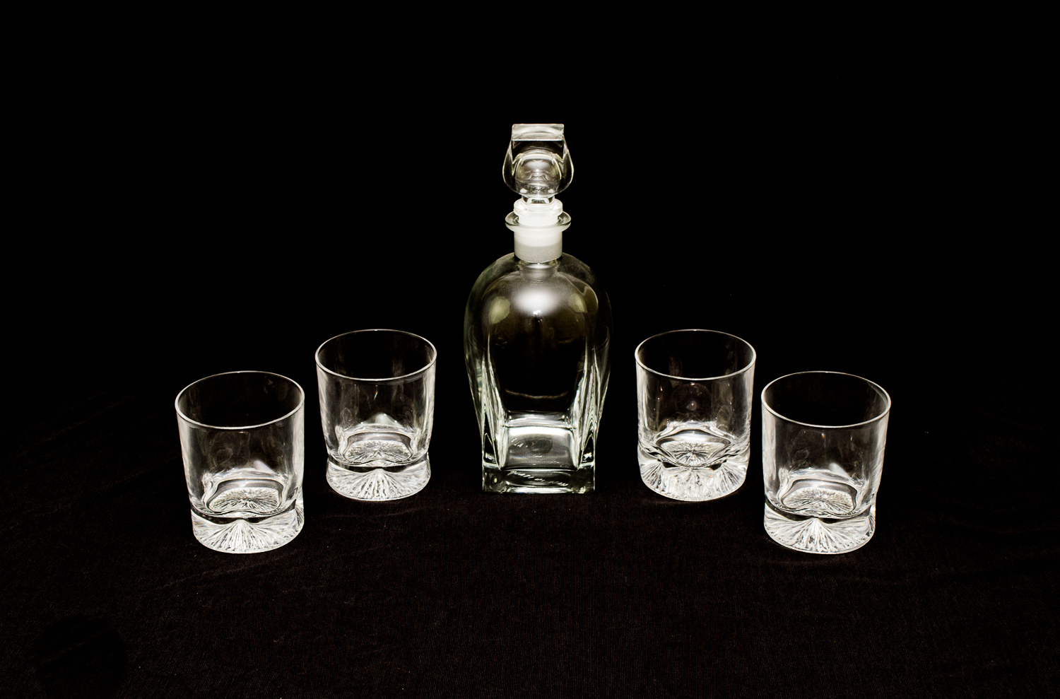 Decanter and Rocks Glasses EBTH