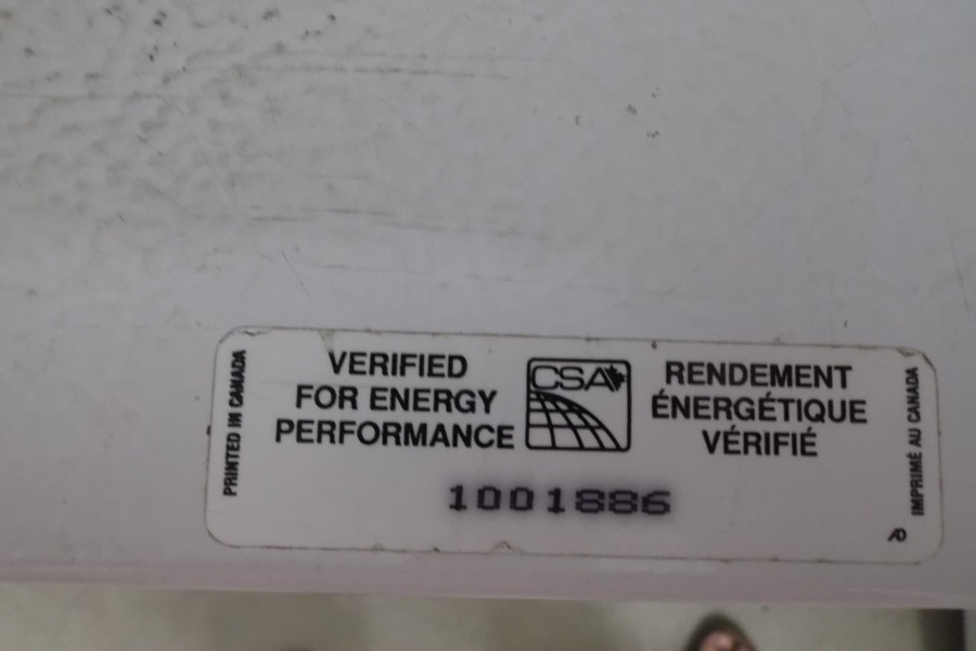 W.C. Wood Chest Freezer Model C07NAS EBTH